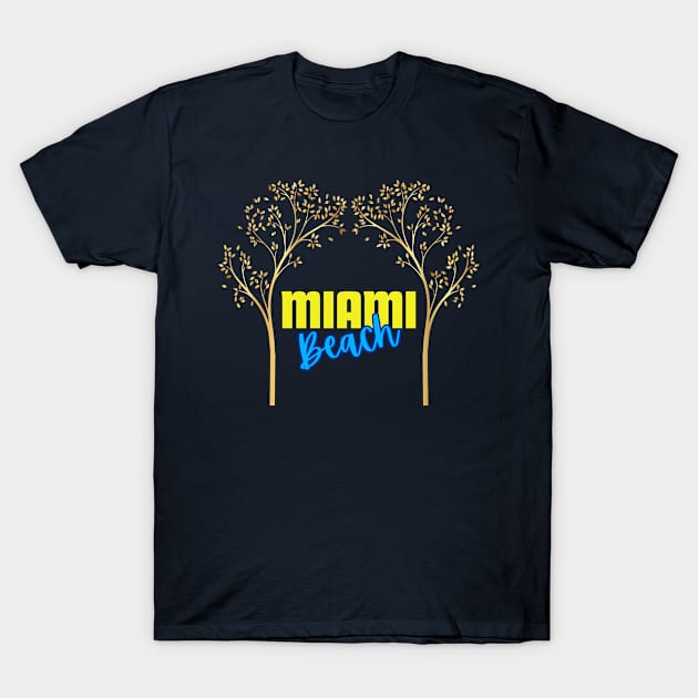 Miami Beach T-Shirt by Imaginary Emperor